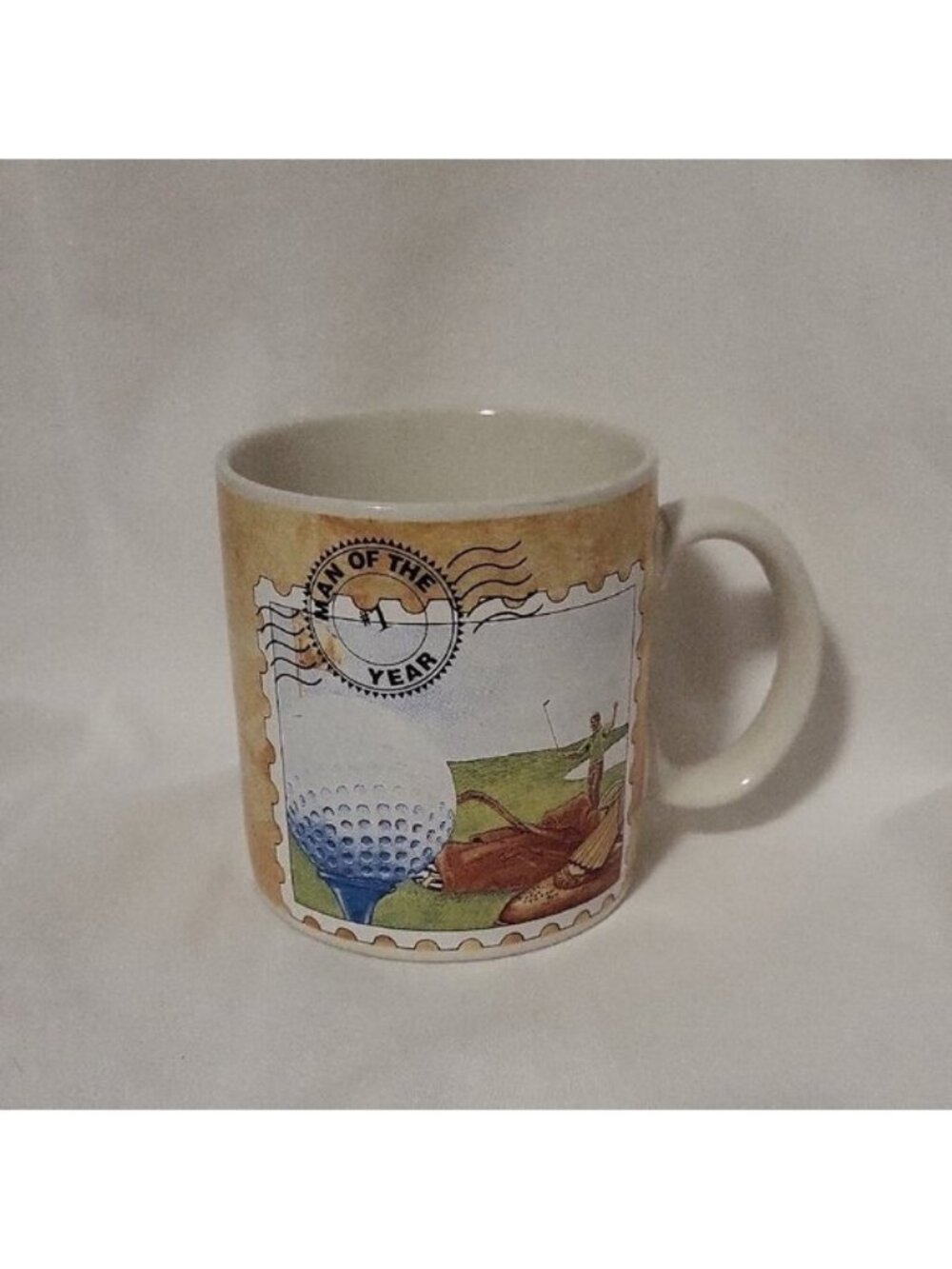 Coffee Man Of The Year  Golf Coffee Mug, Russ Berrie & Co.